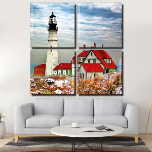 Portland Head Light panels paint by numbers