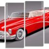 Red Buick Skylark panels paint by numbers