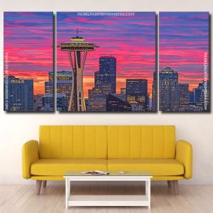 Seattle Washington panels paint by numbers