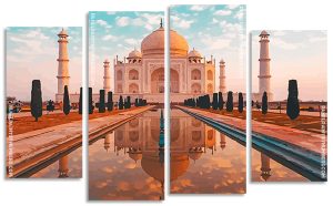 Taj Mahal India Panels paint by numbers