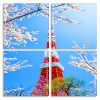 Tokyo Tower Panels paint by numbers