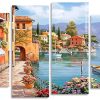 Venice Villa Seaside panels paint by numbers