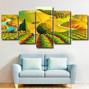 Vineyard Farm Panels paint by numbers