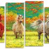 Wild Horses panels paint by numbers