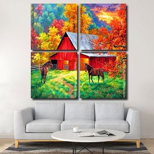 Aesthetic Barn panels paint by numbers