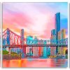 Brisbane During Sunset Time panels paint by numbers