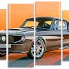 Classic Car GT500 panels paint by numbers