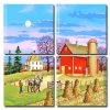 countryside vibes panels paint by numbers