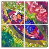 couple lying on a hammock panels paint by numbers