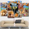 Crazy Animals panels paint by numbers