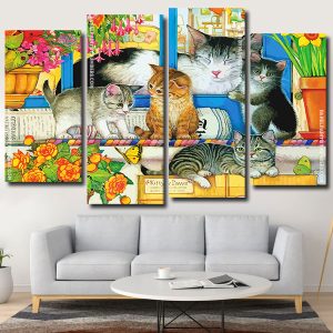 Cute Kitties panels paint by numbers