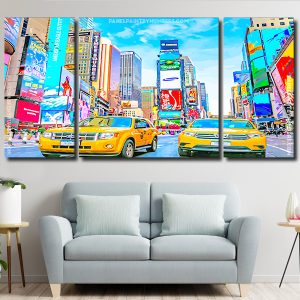 New York Taxis panels paint by numbers