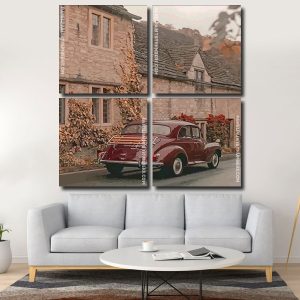 Vintage Car panels paint by numbers