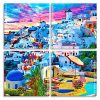 Santorini Island Panel paint by numbers