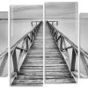 Black And White Bridge panels paint by numbers