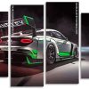 Bentley Racing Car Panel paint by numbers