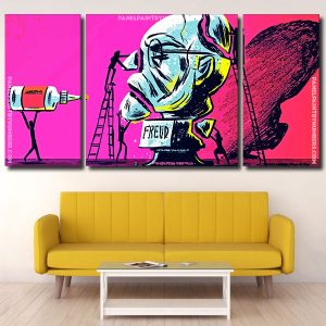 Abstract Art Illustration panels paint by numbers