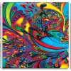 Abstract Colorful Head panels paint by numbers