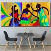 Abstract Dancers Panels paint by numbers