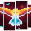 Abstract Eagle Panels paint by numbers