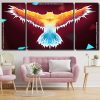 Abstract Eagle Panels paint by numbers