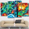 Abstract Landscape Panels paint by numbers