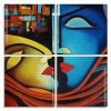 Abstract Lovers Panels paint by numbers