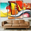 Abstract Musical Instruments Panels paint by numbers