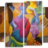 Abstract Musicians Panels paint by numbers