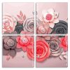 Aesthetic Flowerpanels paint by numbers