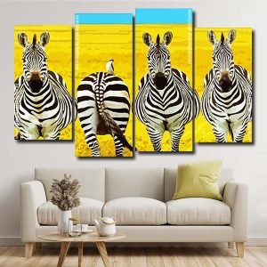 African Zebra Panels paint by numbers