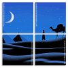 Arabia Desert At Night Panel paint by numbers