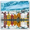 Bergen Norway panels paint by numbers