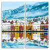 Bergen Norway Panels paint by numbers