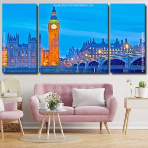 Big Ben London Panels paint by numbers