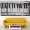 Black And White Piano Panels paint by numbers