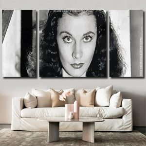 Black And White Vivien Leigh Panels paint by numbers