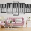 Black and White Piano Panels paint by numbers