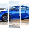 Blue Subaru BRZ panels paint by numbers