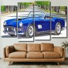 Blue Vintage Ferrar Panels paint by Numbers