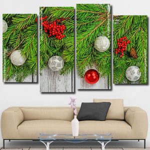 Christmas Decoration panles paint by numbers