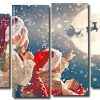 Christmas Santa Panels paint by numbers