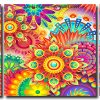 Colorful Mandala Panels paint by numbers