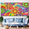 Colorful Mandala Panel paint by numbers