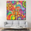 Colorful Mandala Panel paint by numbers