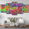 Colorful Trippy Eye Panels paint by numbers