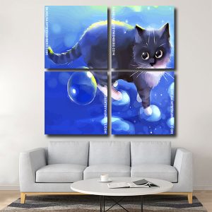 Cute Cat Panel paint by number