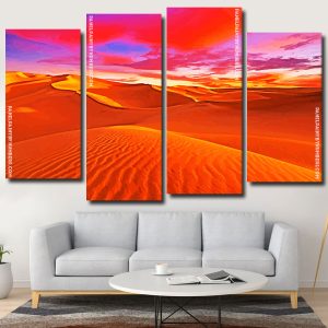 Desert At Sunset Panels paint by numbers