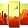 Desert At Sunset Panels paint by numbers