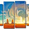 Desert Landscape Panels paint by numbers